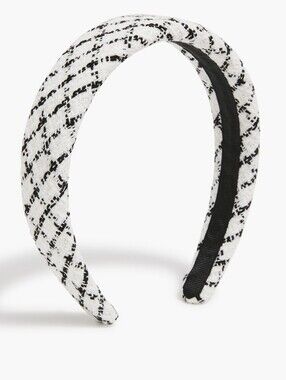 J. Crew Puff Tweed Headband